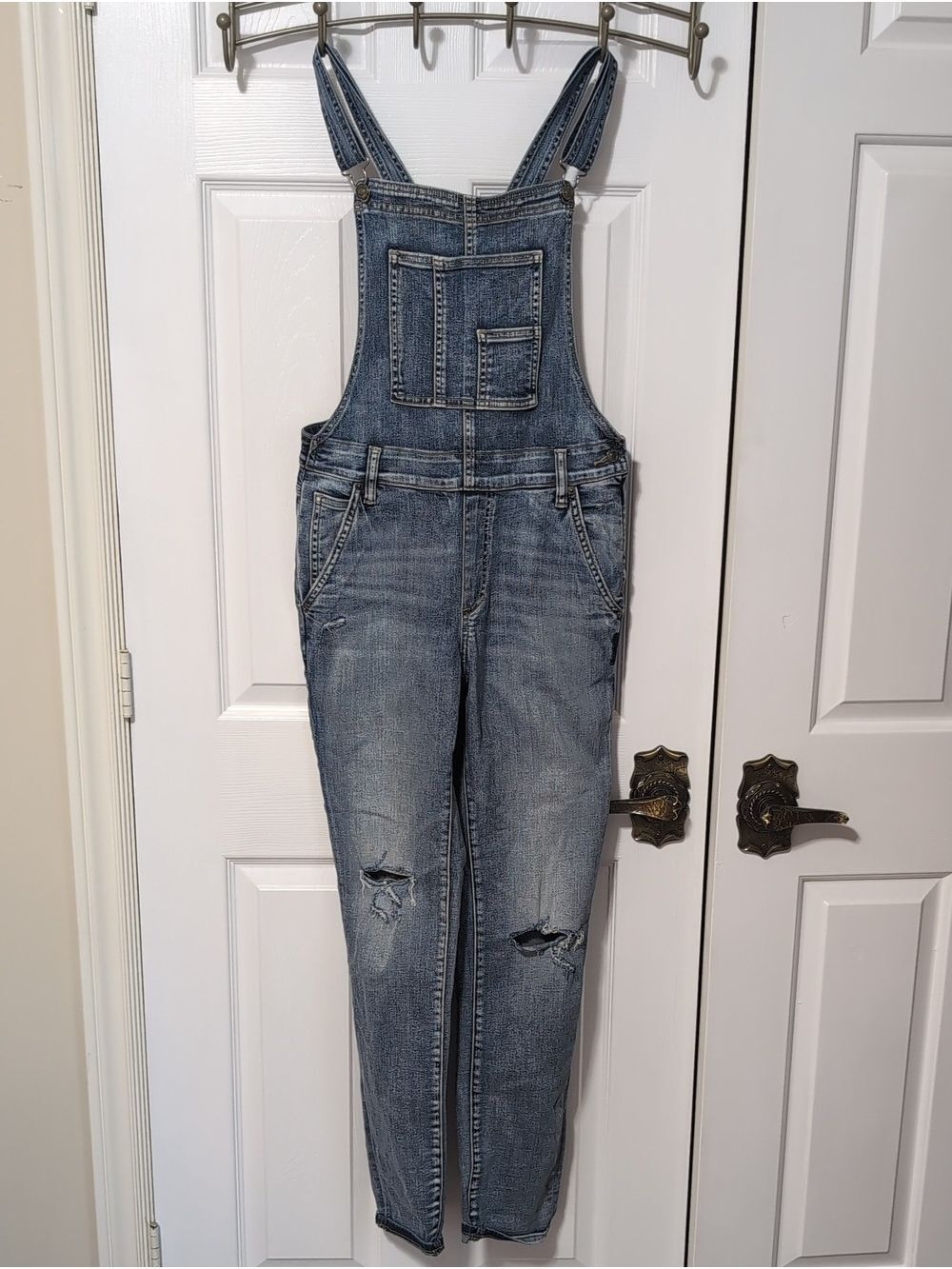 Silver Jeans Overalls Distressed Women's Size Small